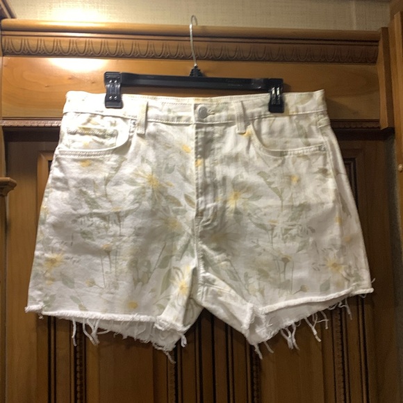 NWT Current/Elliott The Escapade High Waist Denim Cutoff Shorts Size 31 - Picture 6 of 13